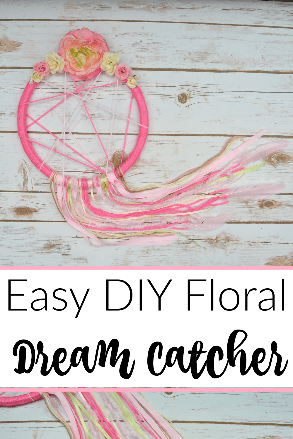 DIY Floral Dream Catcher Kit- Make your own dreamcatcher