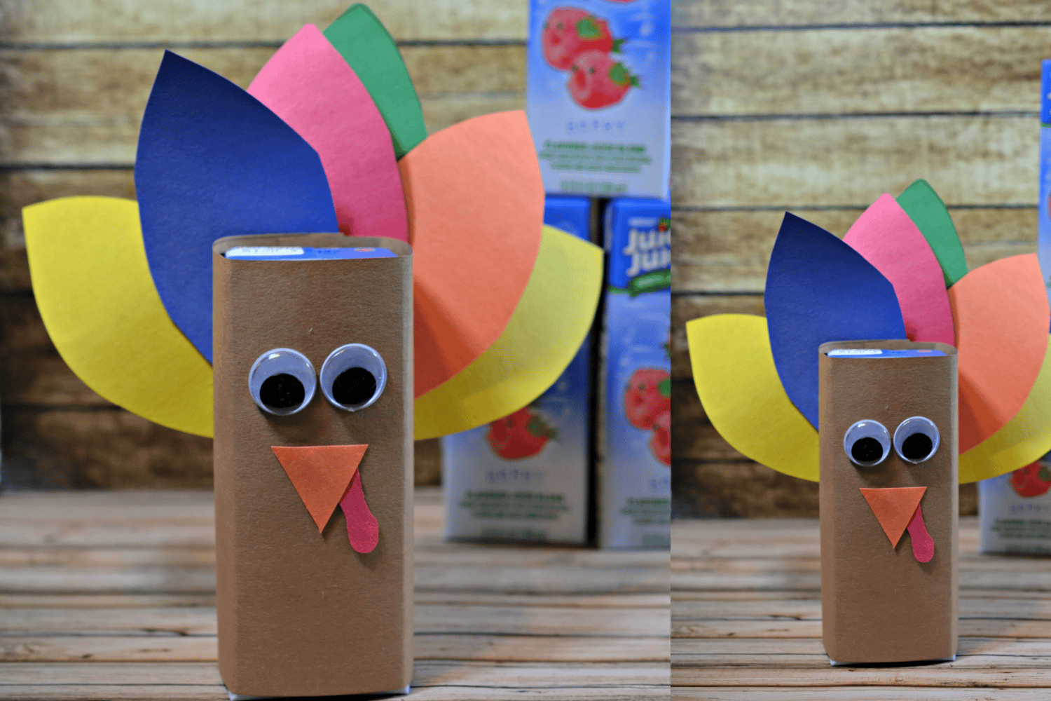 Kid-Friendly Thanksgiving Party Punch & Turkey Juice Boxes