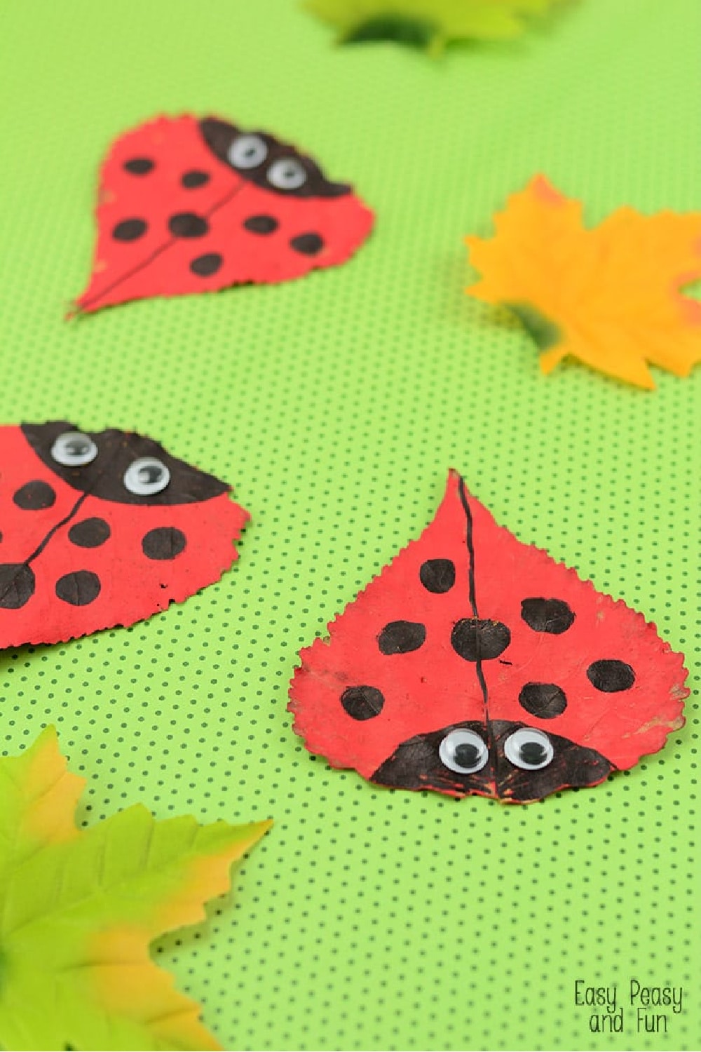 ladybug leaf