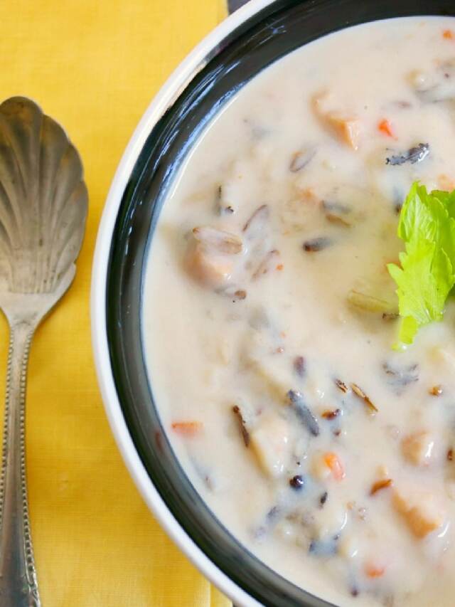 cropped creamy chicken soup