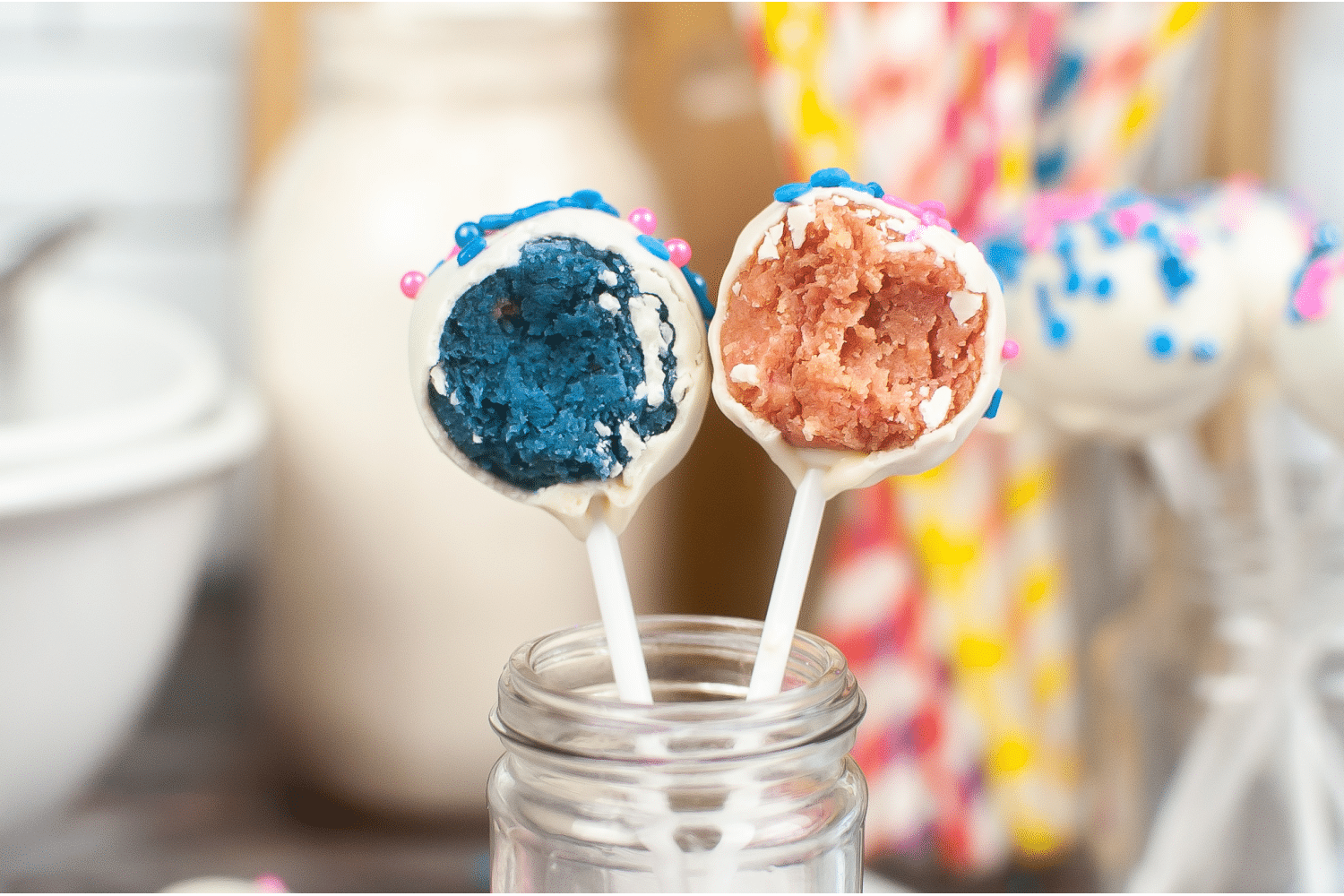 How to Make Gender Reveal Cake Pops For a Baby Shower - Restless