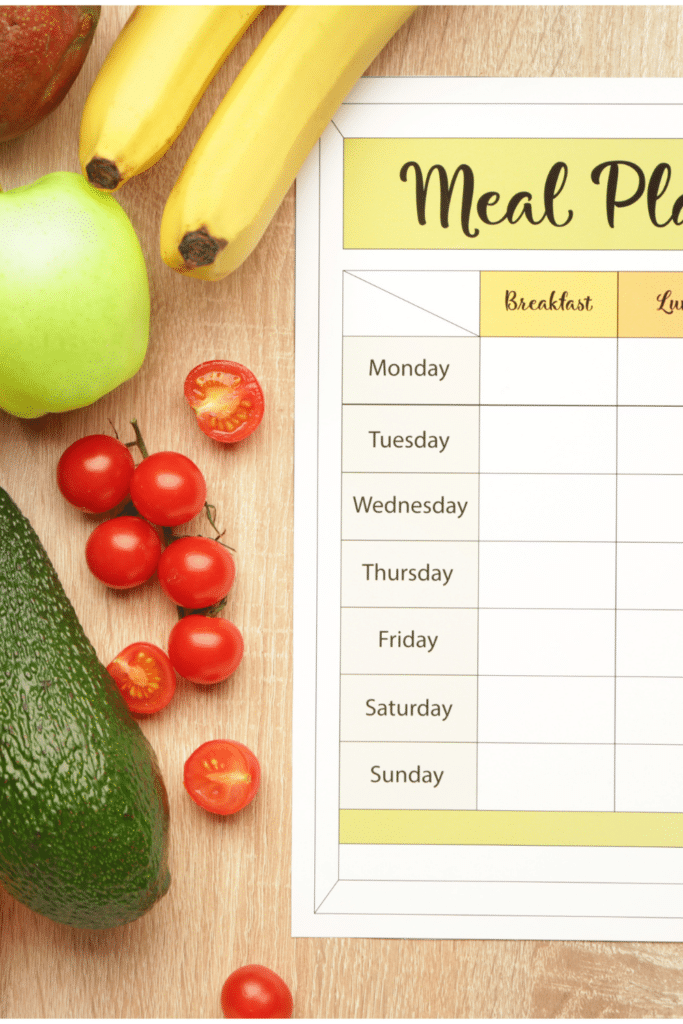 meal planning is a good way to save time and money off your grocery bill