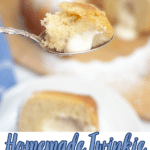 Homemade Twinkie Bundt Cake Recipe spoonful of cake