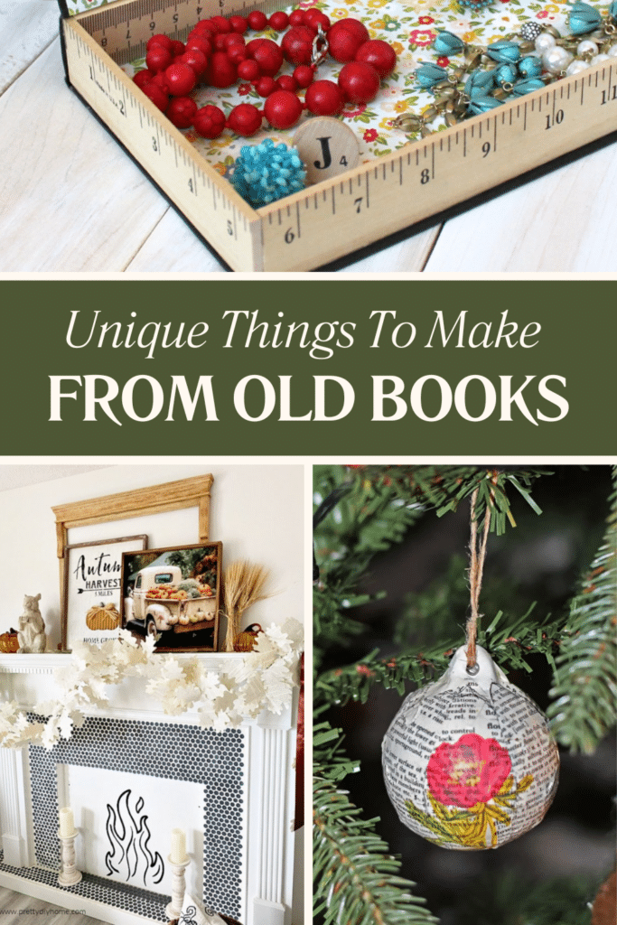 Unique Things to make from old books