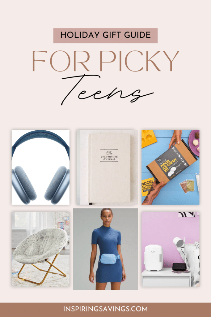 Holiday Gift Guide for Picky Teens from Inspiring Savings Website