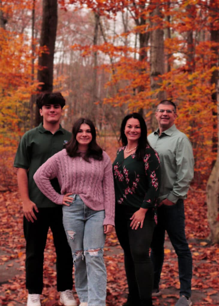 Jen Schreiner and family - family picture