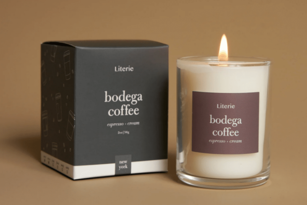 Literie Bodega Coffee scented candle gift for coffee lover