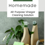 Homemade all purpose Vinegar Cleaning Solution Spray