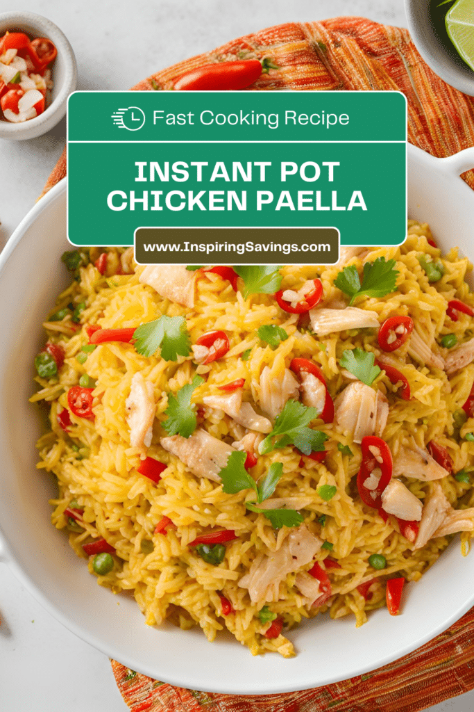 Instant Pot Chicken Paella recipe